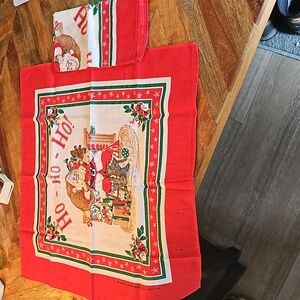Vintage Christmas hankerchief bandana